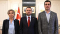 Bakan Gürlek, Behçet Oktay'ın ailesini kabul etti! Görüşmeden ilk kareler geldi...