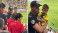 Fenerbahçeli minik taraftara şok müdahale! Maç öncesi çirkin hareket