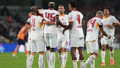 5 gol 1 kırmızı kart! Galatasaray Avrupa öncesi hata yapmadı