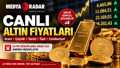 ALTIN FİYATLARI CANLI: Bugün gram altın, çeyrek altın ve Cumhuriyet altını ne kadar?