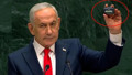 Netanyahu’ya protesto şoku… BM kürsüsünde dünyayı bu cihazla tehdit etti