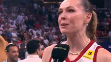 Şampiyon kaptandan tarihi s&ouml;zler! Eda Erdem kupayı T&uuml;rk kadınlarına armağan etti