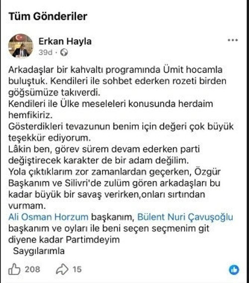 Ümit Özdağ rozet taktı, CHP'li başkan transferi jet hızında yalanladı: