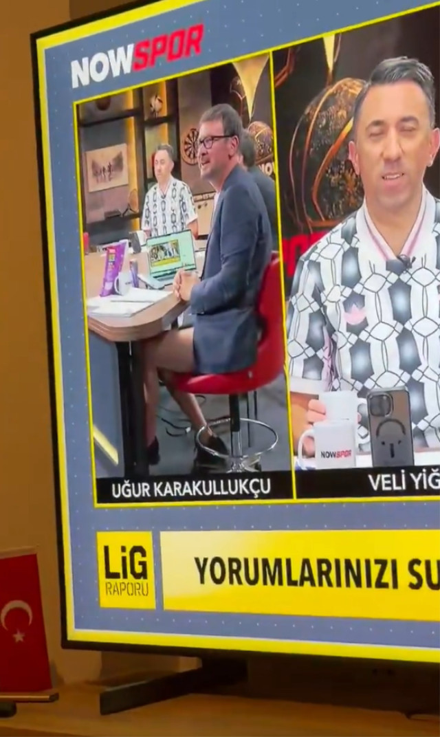 Ünlü spor spikeri fena yakalandı! Yayına iç çamaşırıyla çıkmış - Resim : 1