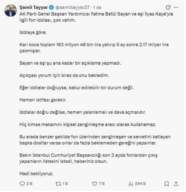 Fon krizinde AK Parti’ye uzanan iddia… AKP
