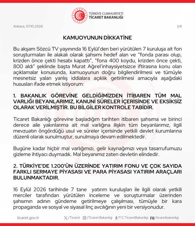 Bakan Bolat'tan fon iddialarına sert tepki: "Koskoca bir yalan!" - Resim : 1