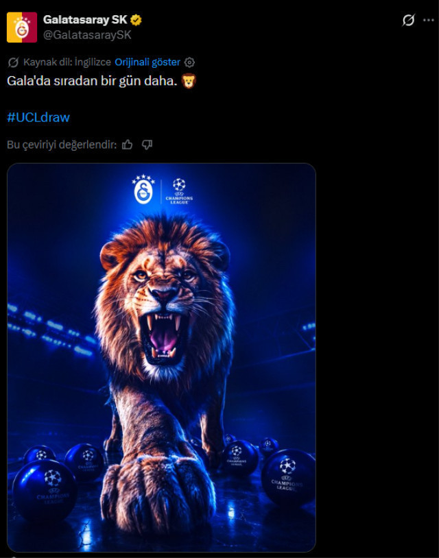 Galatasaray’dan Fenerbahçe’ye Şampiyonlar Ligi göndermesi! - Resim : 1