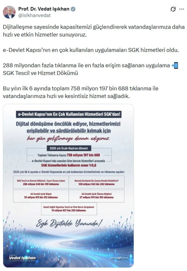 e-Devlet'te en çok kullanılan hizmet belli oldu - Resim : 1
