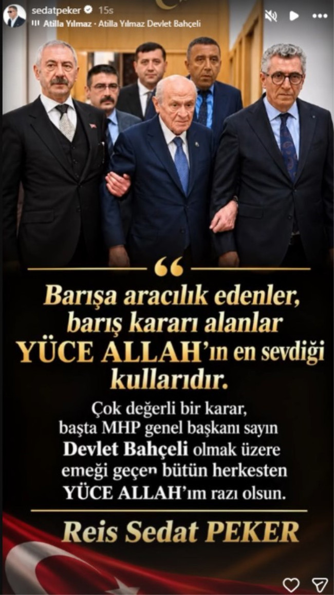 Sedat Peker Türkiye’ye mi dönüyor? MHP’li isimden dikkat çeken açıklama - Resim : 2