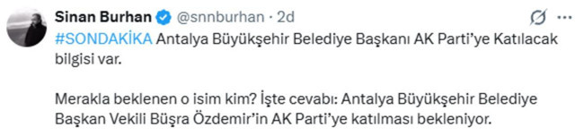 Hangi büyükşehir AK Parti