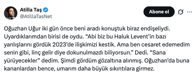 Oğuzhan Uğur’un telefonda söyledikleri şok etti! ‘İki gün önce konuştuk…’ - Resim : 2