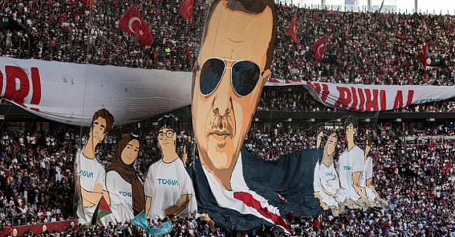 Erdoğan'a dev sürpriz! TÜGVA finaline damga vuran koreografi - Resim : 2