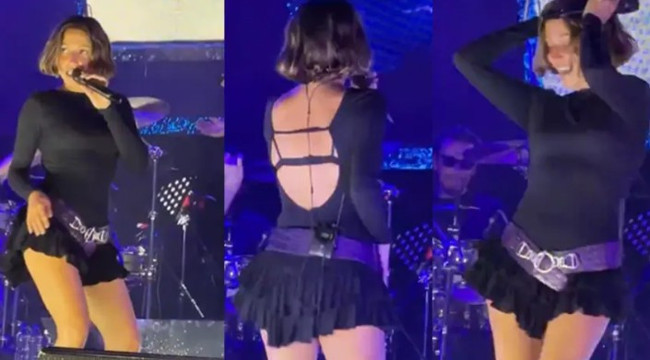 "En seksi Türk kadını" seçilmişti! Zeynep Bastık sahne dansıyla olay oldu - Resim : 1