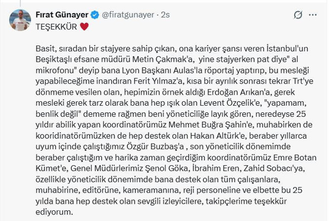 TRT Spor’da 25 yıllık dönem sona erdi... Ayrılığını böyle duyurdu - Resim : 5