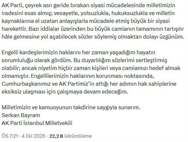 Sözleri gündem yaratmıştı! AKP'li Bayram’dan “Maksadını aştı” açıklaması - Resim : 2