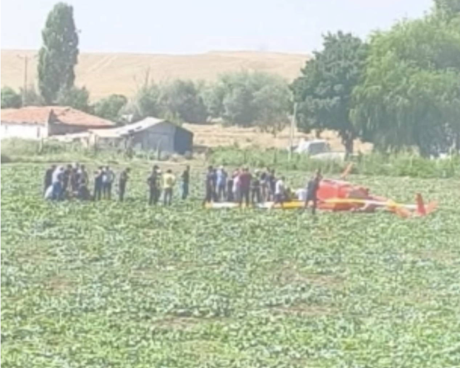 Ankara'da eğitim helikopteri düştü: Yaralılar var - Resim : 1