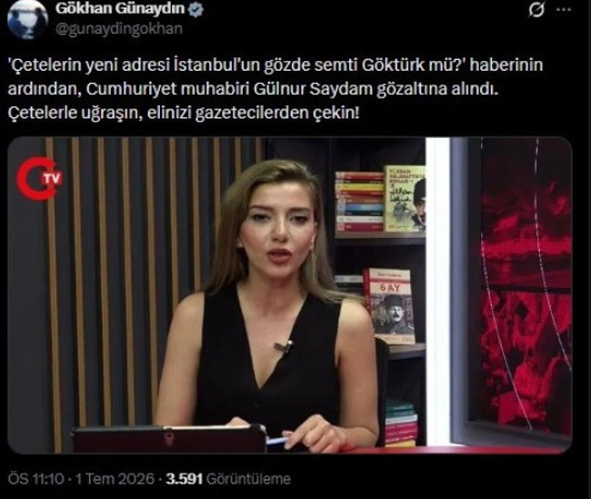 Cumhuriyet muhabiri Gülnur Saydam gözaltına alındı! 'Çete haberinin ardından' - Resim : 2