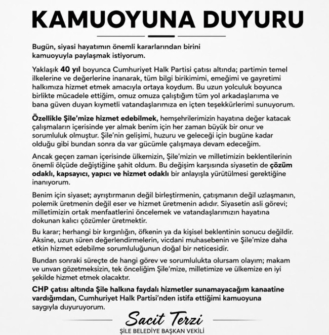 CHP'li belediye başkanvekili istifa etti! 'Faydalı olamıyorum' - Resim : 2
