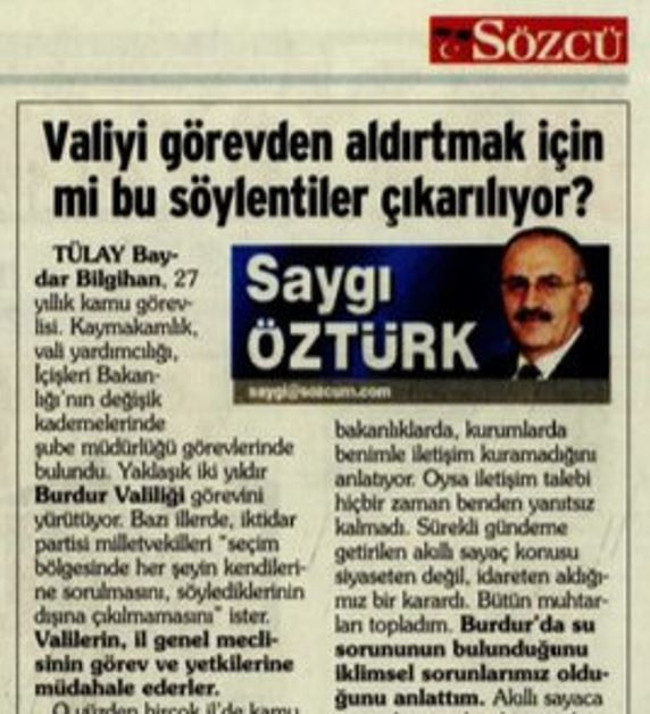 Sabah televizyonda anlattı, sonra yazısı kayboldu&hellip; S&ouml;zc&uuml;&rsquo;de Saygı &Ouml;zt&uuml;rk bilmecesi - Resim : 1