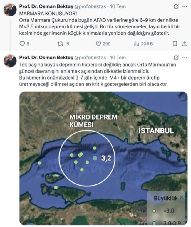 Marmara'da endişelendiren deprem hareketliliği: Uzman isim bir hafta süre verdi! - Resim : 1