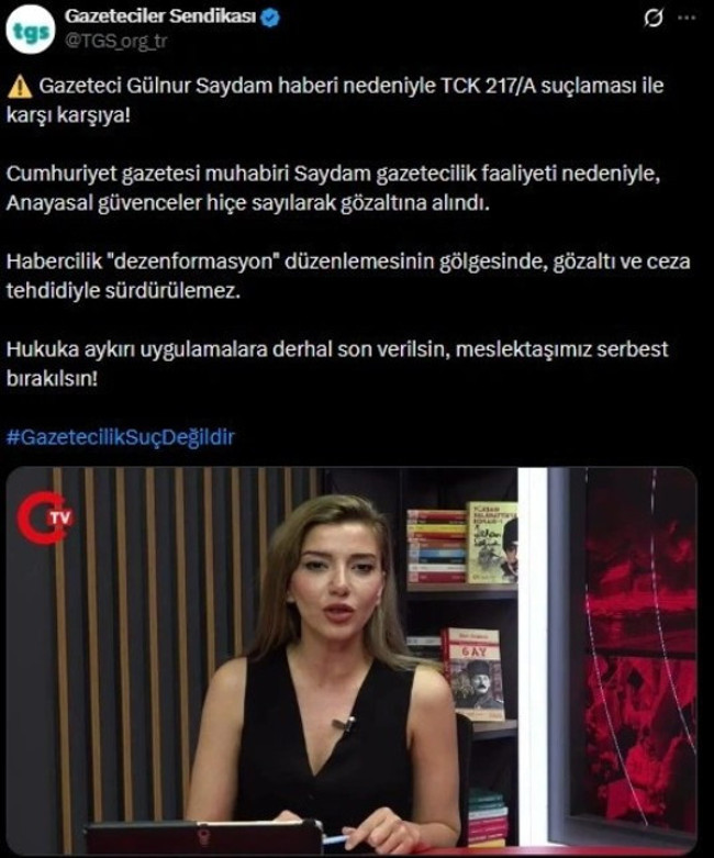 Cumhuriyet muhabiri Gülnur Saydam gözaltına alındı! 'Çete haberinin ardından' - Resim : 3