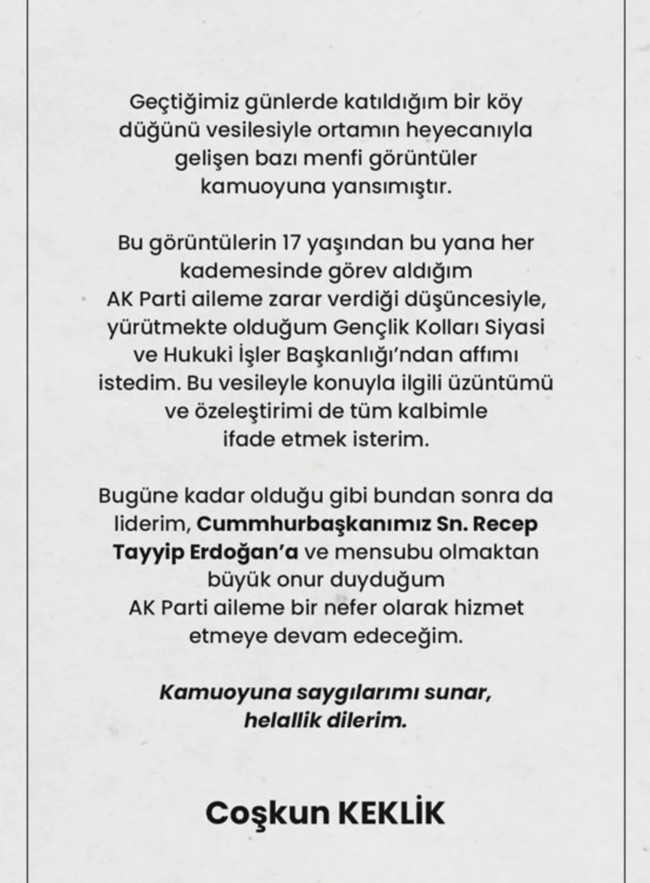 Düğünde havaya ateş açmıştı! AK Partili yönetici görevinden istifa etti - Resim : 3