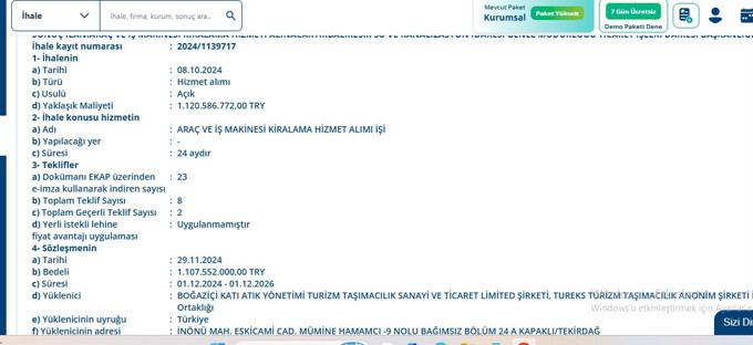 Borsada çöktü ihalede coştu! Darphane'nin taşıma ihalesi de onun - Resim : 3