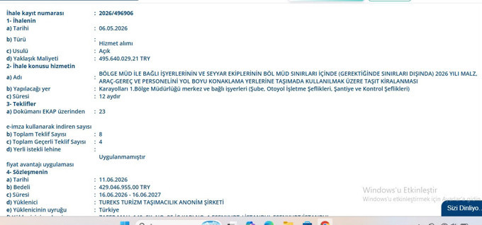 Borsada çöktü ihalede coştu! Darphane'nin taşıma ihalesi de onun - Resim : 2