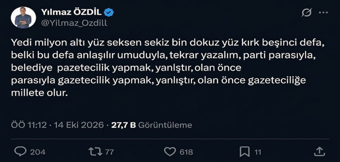 Yılmaz Özdil’den Halk TV ve Cafer Mahiroğlu’na sert eleştiri: Parti parasıyla gazetecilik yapmak... - Resim : 1