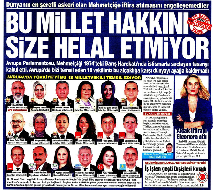 Namık Tan'dan Sözcü Gazetesi'ne sert tepki: