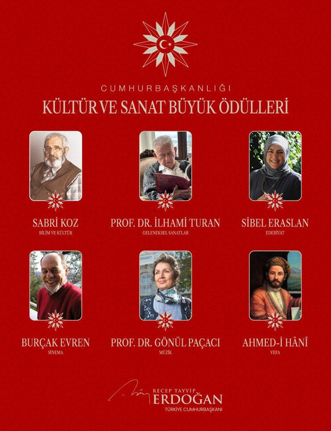 Cumhurbaşkanlığı Kültür ve Sanat Büyük Ödülleri'nin sahipleri belli oldu! - Resim : 1
