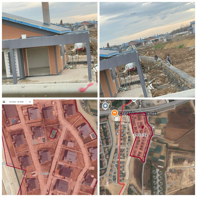 Tuzla&rsquo;da rantın uydu fotoğrafı: Park alanından 153 l&uuml;ks villa &ccedil;ıktı - Resim : 6