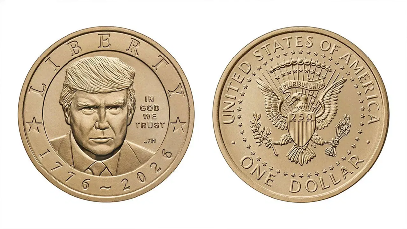 ABD, Donald Trump portreli 1 dolarlık altın madeni para basacak - Resim : 1