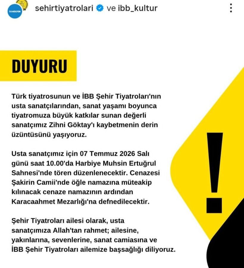 Zihni Göktay'ın cenaze programı belli oldu! Son yolculuğuna uğurlanacak… - Sayfa 10