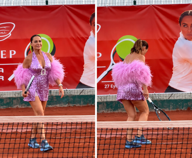 Hülya Avşar yine yaptı yapacağını! Tenis kortuna bu kıyafetle çıktı - Sayfa 8